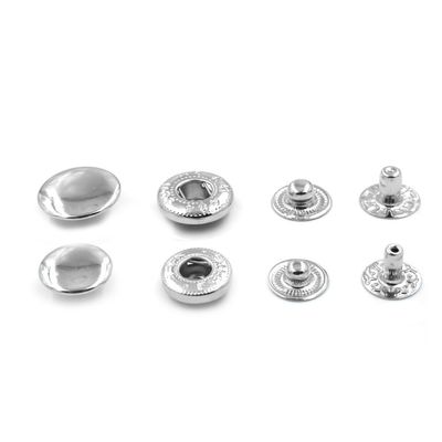 Zink stopu mosiądzu Metalu Prasowy Stud Button Prong Snap Przycisku Button dla odzieży