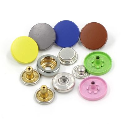 Akcesoria dekoracyjne Round Press Zink Alloy Custom Metal Snap Buttons For Clothes