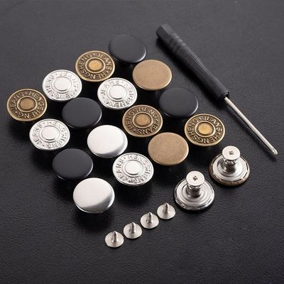Uniform Round Buttons Brass Shank Button For Jacket Suit