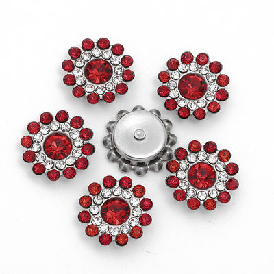 Akcesoria Chińskie hurtowe Rhinestone Pearl Diamond Crystal Metal Button For Garment Hair Bow Center