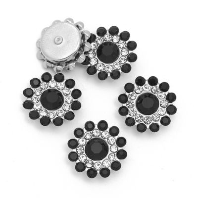 Akcesoria Chińskie hurtowe Rhinestone Pearl Diamond Crystal Metal Button For Garment Hair Bow Center