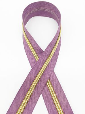 5# Nylon Zipper Złoto Kolorowe Zęby Elektroliterowe Złoto I Srebro Cebula Zipper Nylon Zippers na sprzedaż