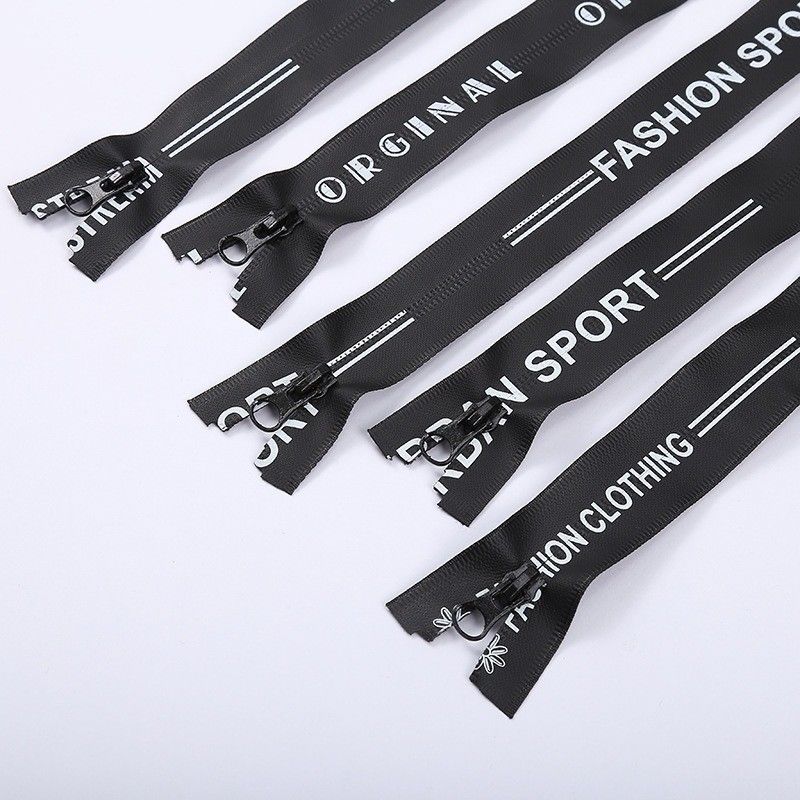 Auto-Lock Nylon Zipper z wydrukowanym sport dla ubrań buty torebki wodoodporne