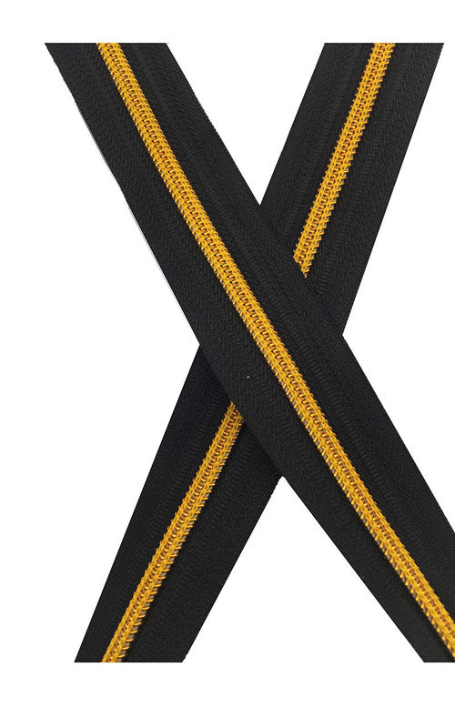 5# Nylon Zipper Złoto Kolorowe Zęby Elektroliterowe Złoto I Srebro Cebula Zipper Nylon Zippers na sprzedaż
